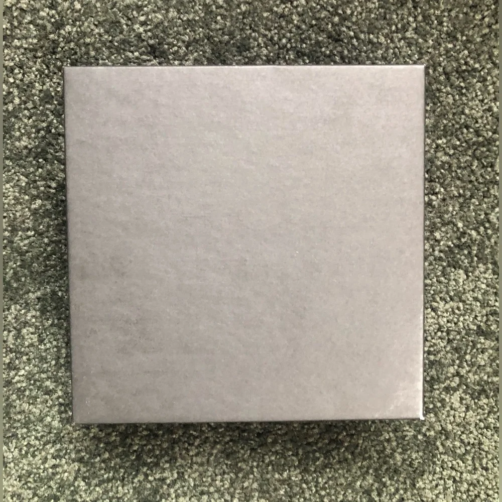 The Limited Empty Gift Box Small Square Black White Pattern Vintage Retail